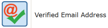 Reddit badge “Verified Email Address”